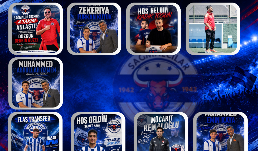 Sağmalcılarspor’dan Yeni Sezon Öncesi Güç Gösterisi! Teknik Ekip ve Transferler Açıklandı