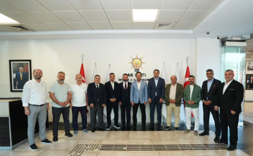İstanbul Amatör Futbol Kulüpleri Platformu’ndan AK Parti İstanbul İl Başkanlığı’na Ziyaret