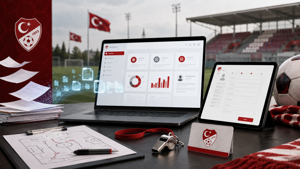 Amatör Futbolda Bir İşlem Daha Dijitale Taşındı: Antrenör Lisans Başvuruları Artık Online