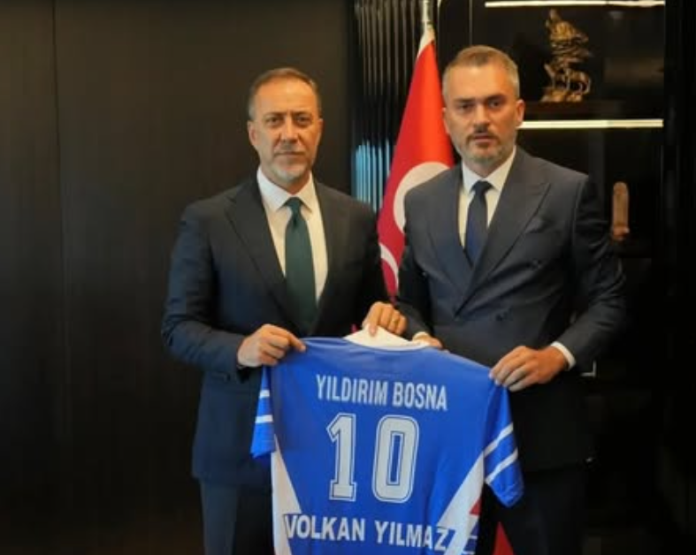 Yıldırım Bosnaspor Yönetiminden MHP İstanbul İl Başkanı Volkan Yılmaz’a Ziyaret