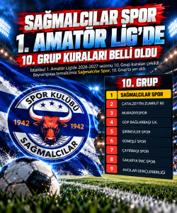 Sağmalcılarspor’un 1. Amatör Lig’deki Rakipleri Belli Oldu