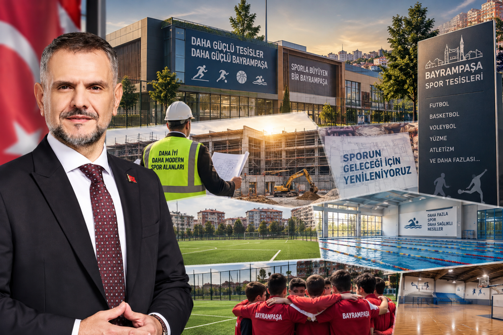 Bayrampaşa’da Sporda Büyük Dönüşüm Başlıyor: 1 Milyar 150 Milyon TL’lik Yatırım İçin İlk Adım 24 Eylül’de